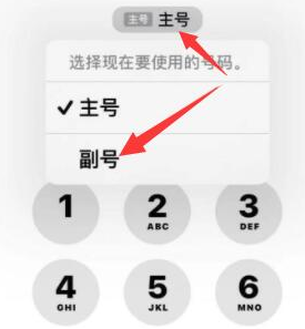 宣恩苹果14维修店分享iPhone 14 Pro Max使用副卡打电话的方法 