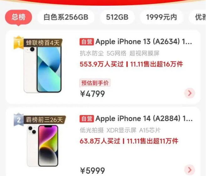 宣恩苹果14维修分享iPhone14配置不如同价位的安卓还能大卖 