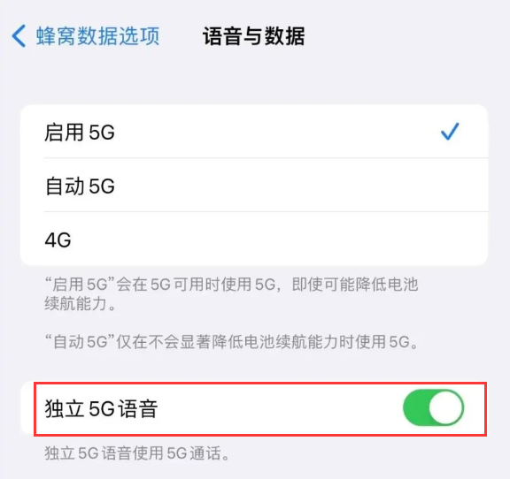 宣恩苹果14维修分享iPhone 14 Pro如何开启VoNR 
