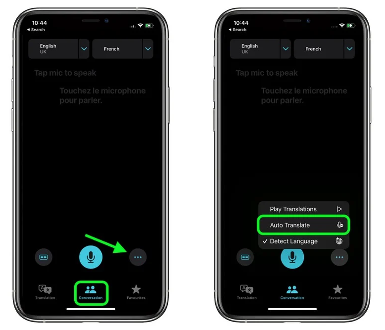 宣恩苹果手机维修分享iOS 15 “翻译” App 新改进 