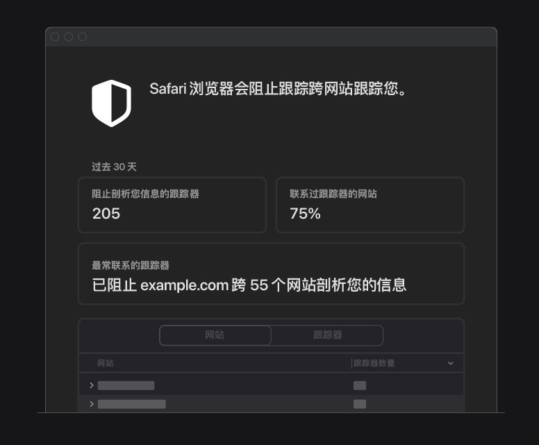 宣恩苹果手机维修分享如何在 Safari 浏览器中查看和打开隐私报告 